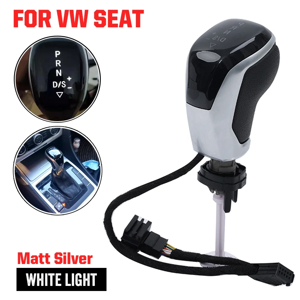 

For Car Automatic Electric LED Gear Shift Knob Lever With Wire Fits for VW B8 Mk7 SEAT Leon Mk3 / Octavia Superb