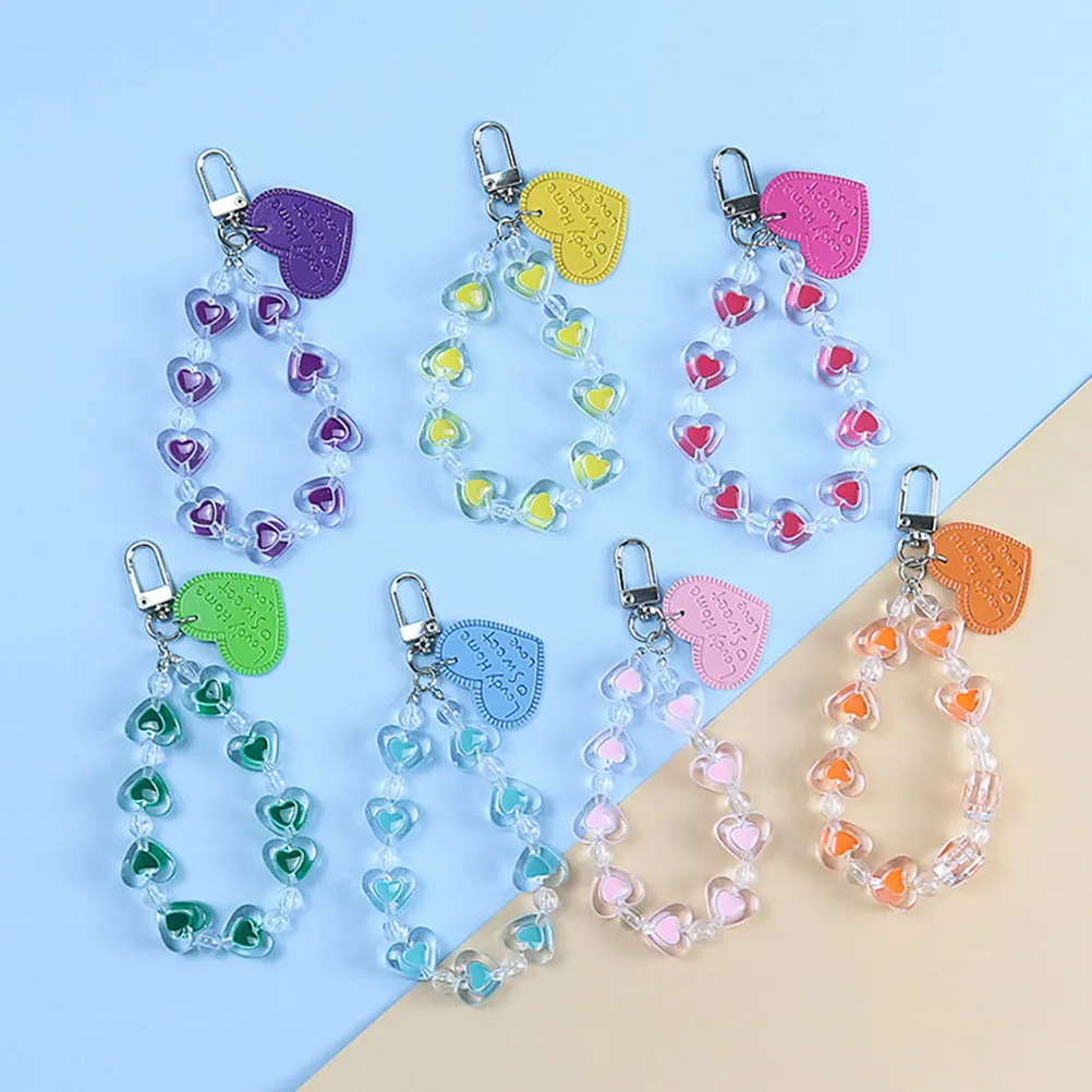 7 Pcs Accessories Keychain Lost Charm Cute Charms Strap Pendant