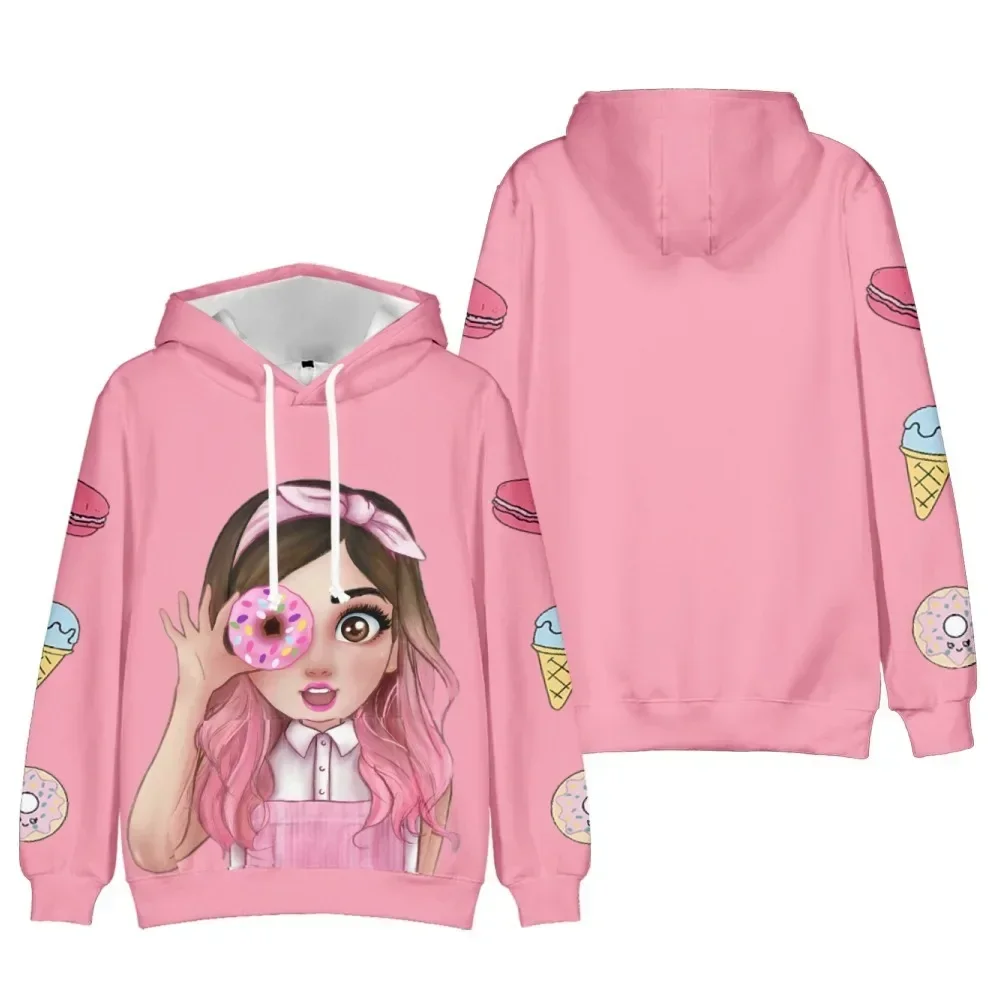 3D Mis Pastelitos Kids Girls Bluza z kapturem Kobiety Pullover Moda Bluza z kapturem Płaszcz Dzieci Odzież 3D