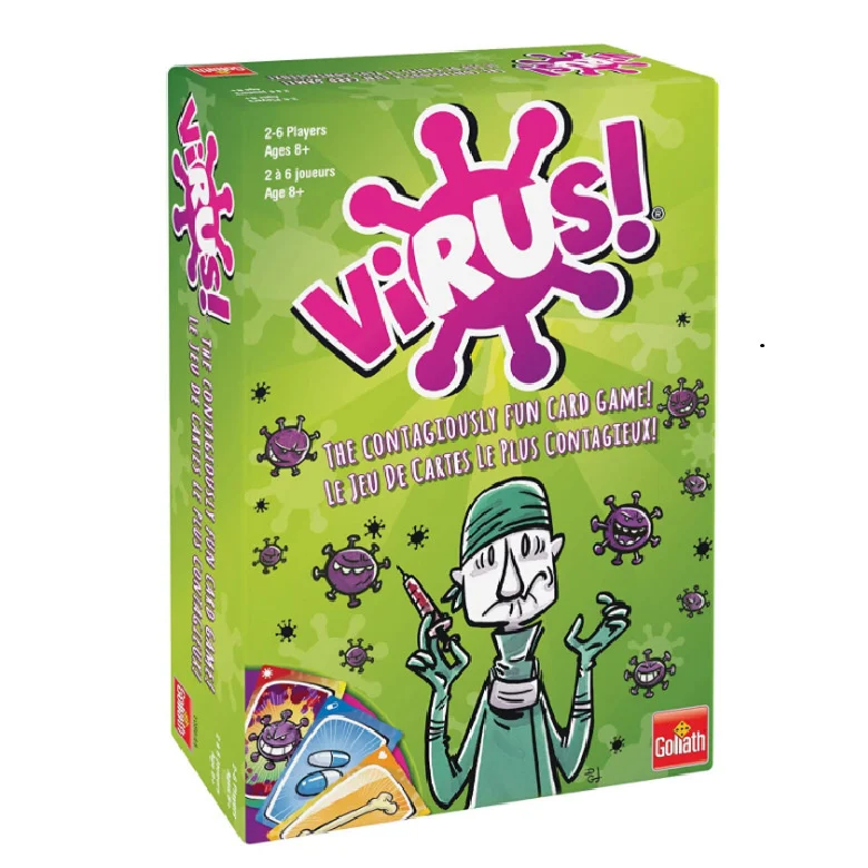 Virus 1 2 3 Board Games Infectious Fun Card Games Family Parent-Child Party Entertainment Cards