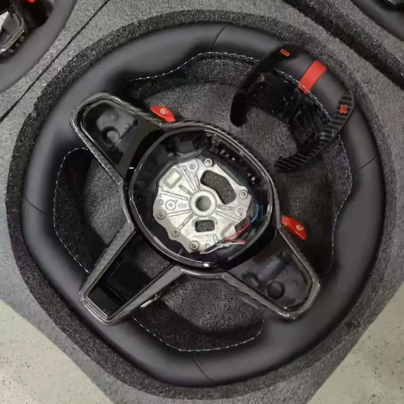 CS Leather Steering Wheel For BMW G02 G05 G06 G20 G21 G22 G26 G29 G80 G87 F40 F44 i4 M40i M340i 330i M135i Car Accessories