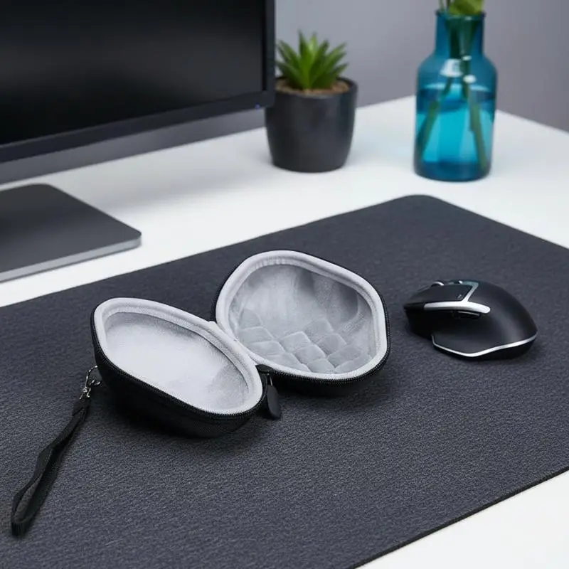 ❤️ Mouse Case Hard EVA Travel Pouch Replacement For MX Ergo Advanced Cordless Trackball Gaming Mouse view 4