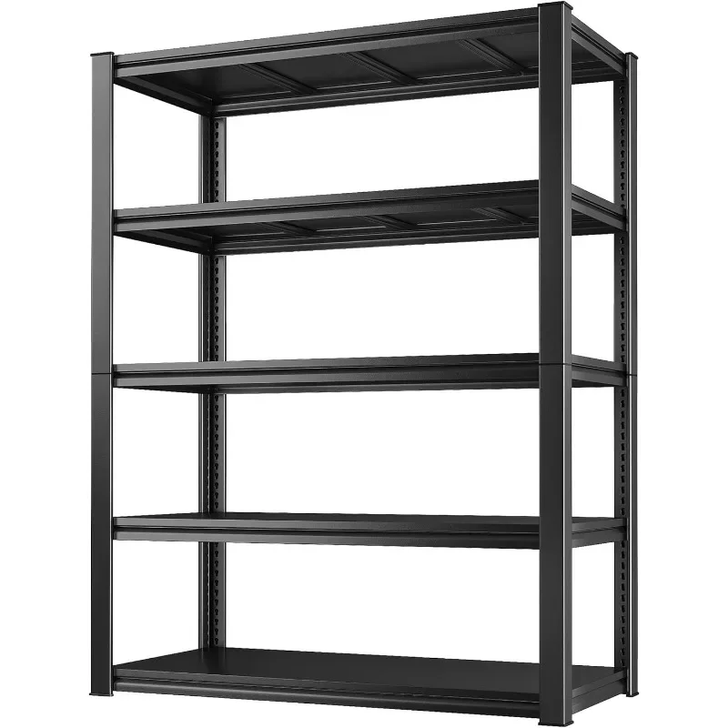 Raybee Garage Shelving Heavy Duty Storage Shelves 2000LBS Adjustable Garage Storage Shelves 5 Tier Metal Shelving Unit