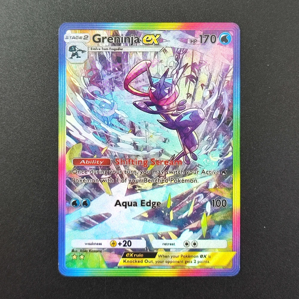 DIY PKM TCG Pocket Collection Card Mega Rising B1 Set ex Greninja Jolteon May Lisia MA/MUR/SAR/CR/SR Textured Singles Game Cards