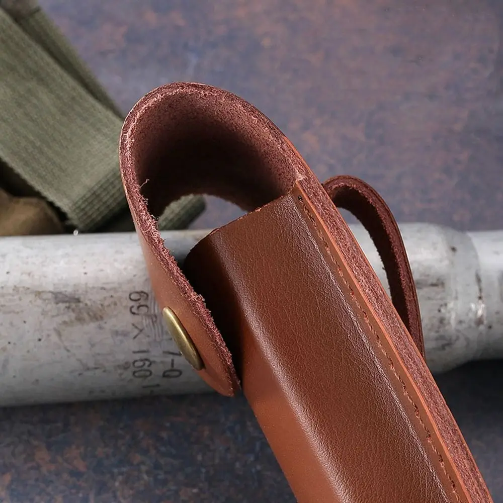 Foldable Waist Knife Scabbard Flashlight Belt Loop Case Holder Leather Sheath Hunt Camping Pocket Outdoor Carry Equipment