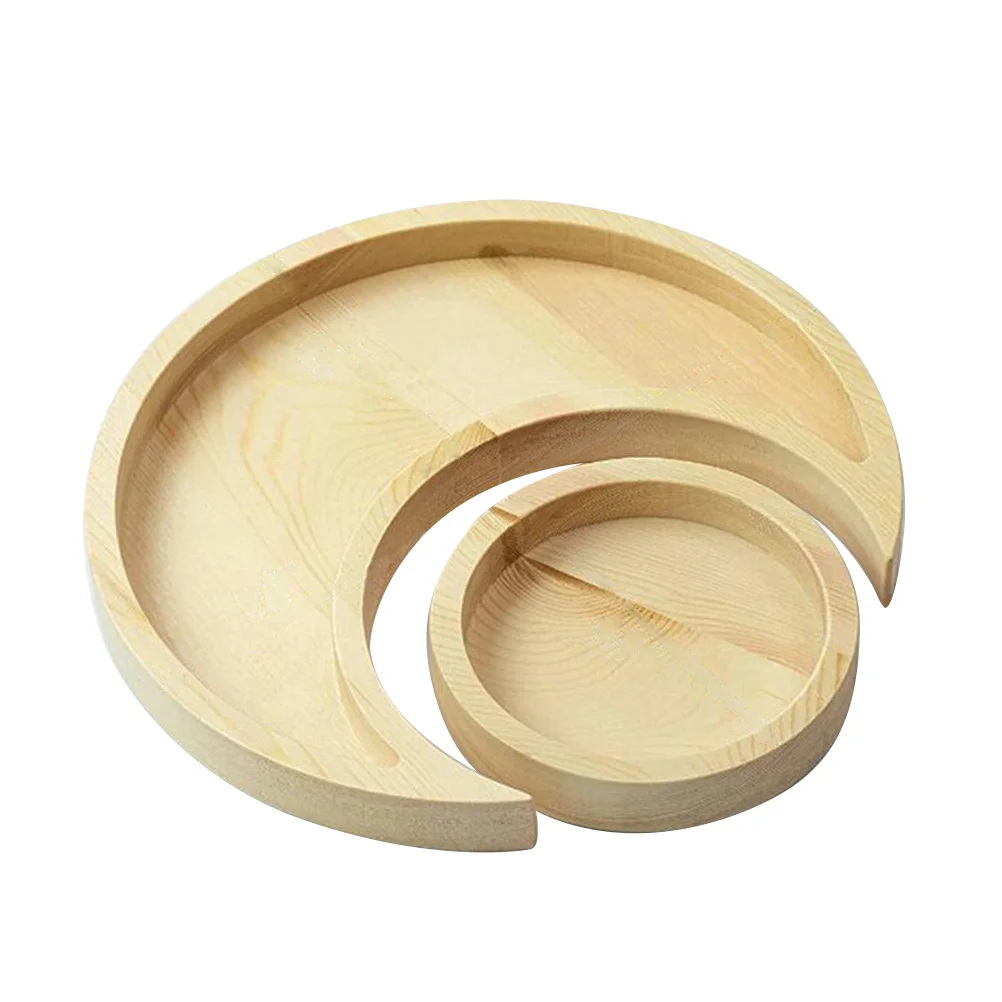

Wooden Display Tray Smooth Surface No Burr Comfortable Touch Simple Style Decorative Storage Long Lasting Essential Oil
