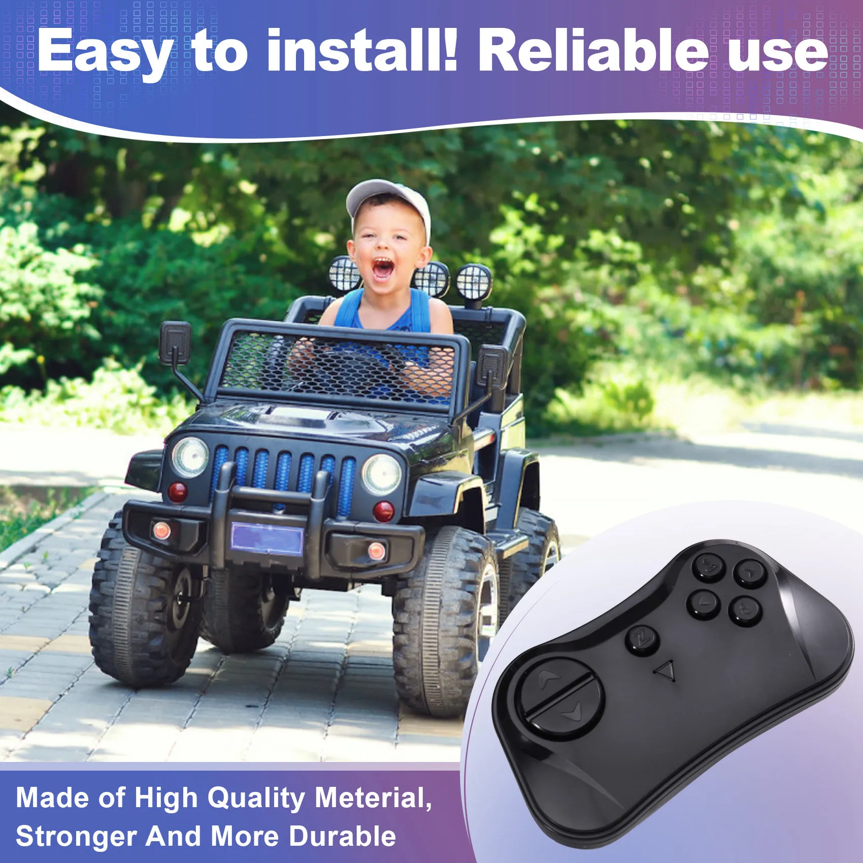 FBIL-para receptor de Control remoto de vehículo eléctrico para niños, pieza de repuesto DR01 V2.6