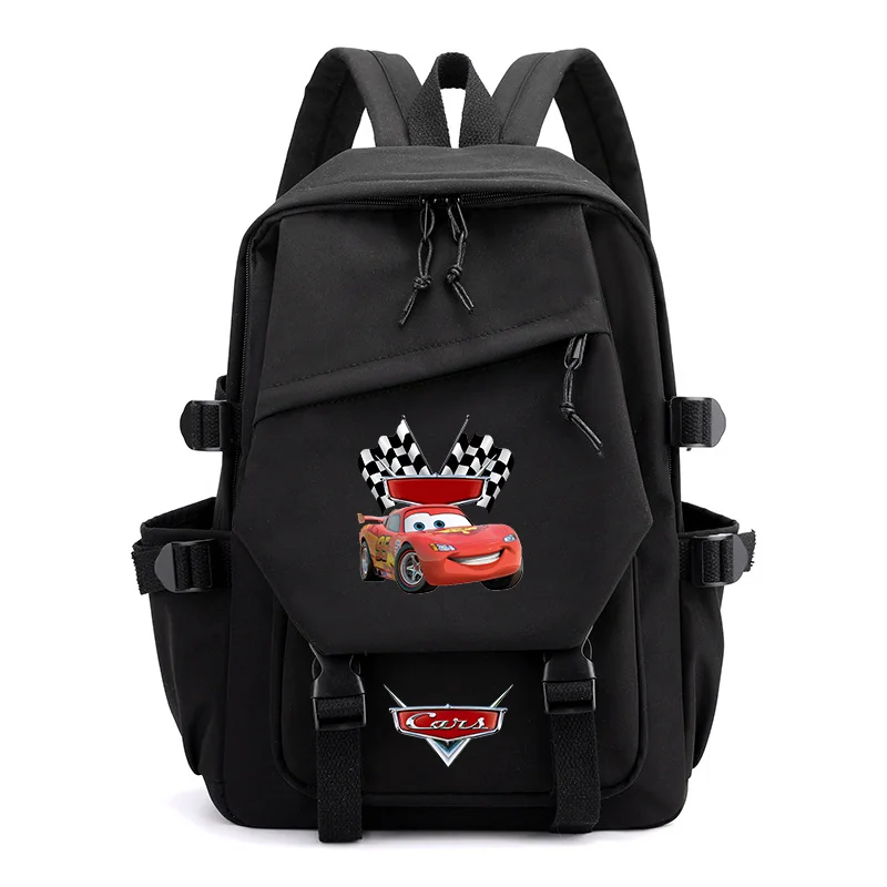 MINISO Pixar Cars Lightning McQueen Boys Girls Backpacks Teenager Student Backpack Women Rucksack School Bags Travel Bag Mochila