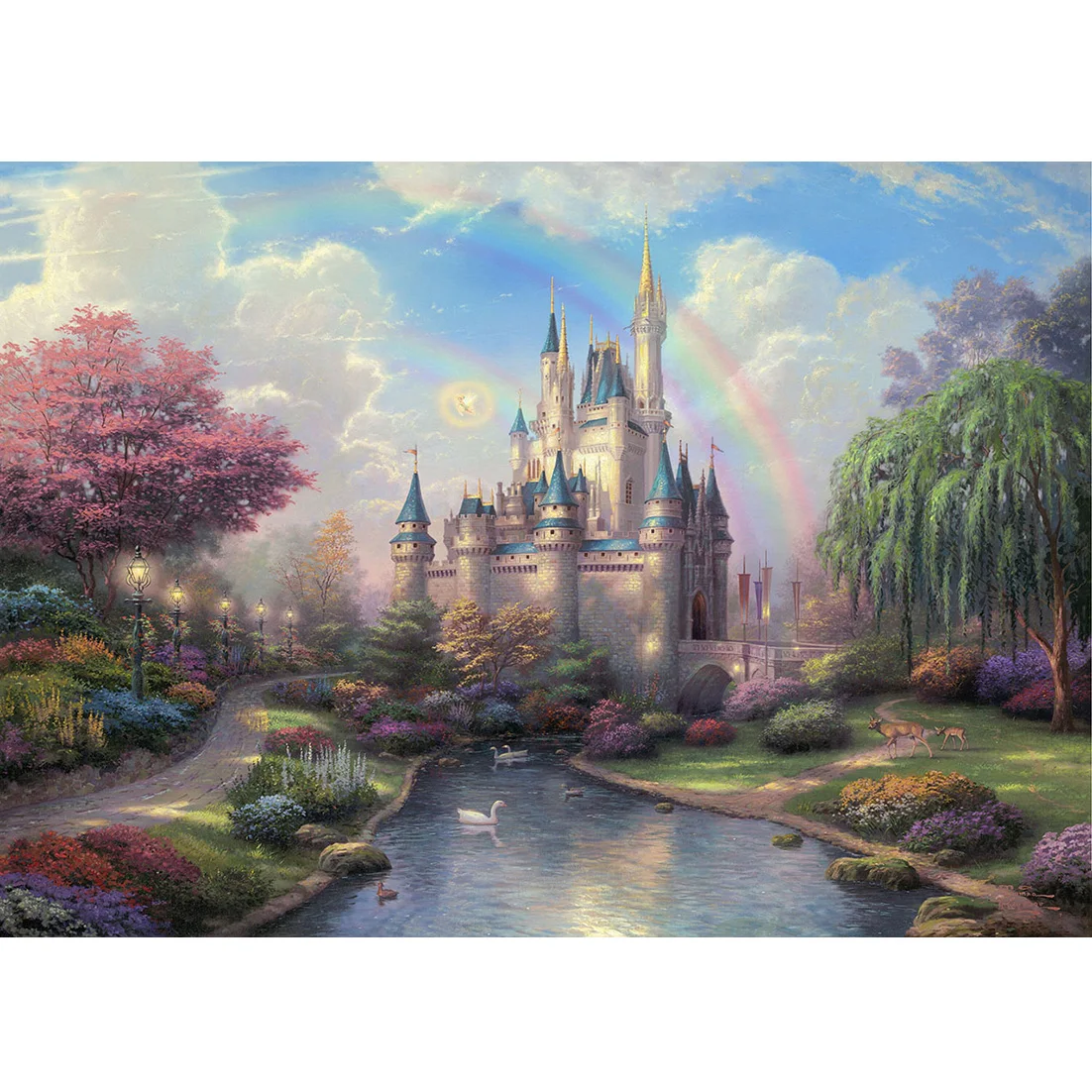 Fondo fotográfico con diseño de Castillo de bosque y jungla para estudio fotográfico, pancarta de Baby Magic Fairy Dream, telón de fondo con diseño de bosque y jungla, ideal para jugar en escenario