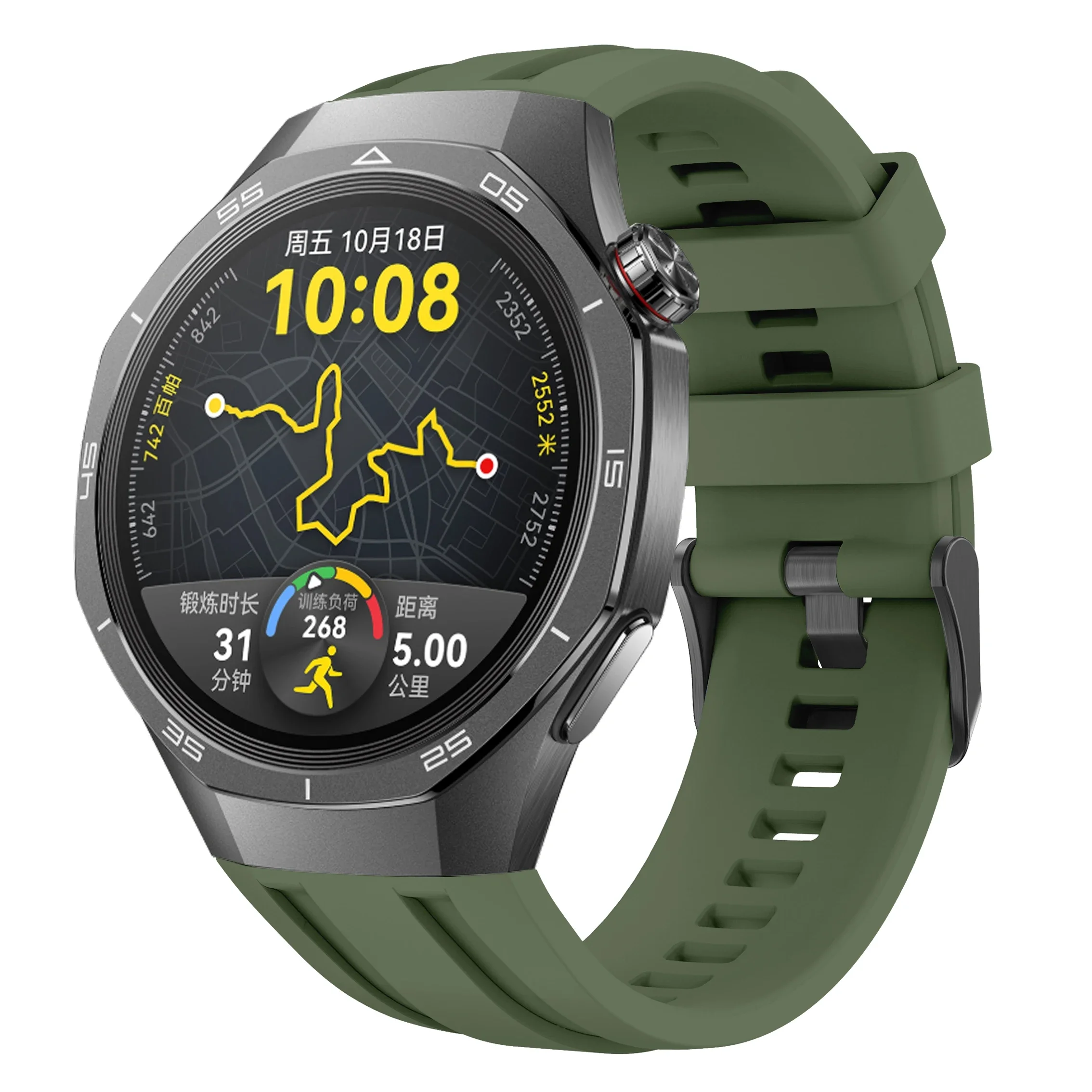 Ремешок без зазоров для Huawei Watch GT5pro 46 мм, полностью подходит, мягкий силиконовый браслет Materal для Huawei GT5PRO 46 мм, полное покрытие/бесшовный