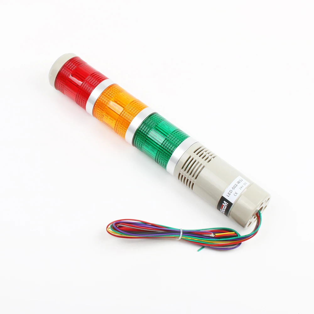 산업용 타워 신호 경고등 LTA-502 표시등, LED 표시등, 안정등, 레드 그린 옐로우, 12V, 24V, 220V, 110V