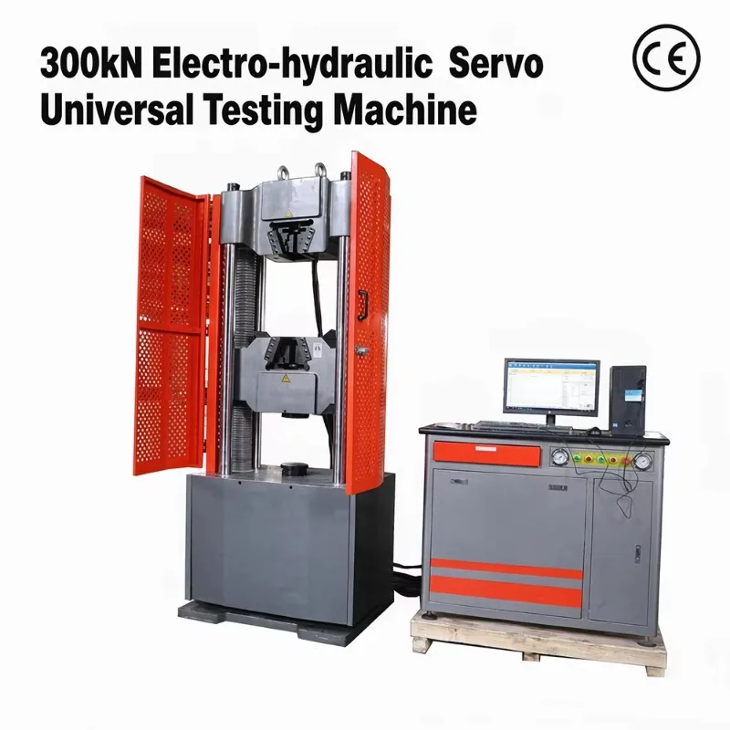 300kN Electro-hydraulic Servo utm Computer Control Steel Rebar Tensile Compression Bending CE