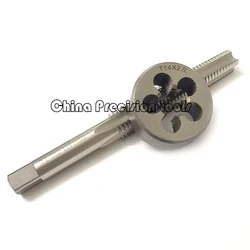 2pcs Left hand HSS TR14 Trapezoidal thread tap and Die set tr14x2 tr14x3 LH Metric trapezoid screw taps dies sets T14x2 t14x3