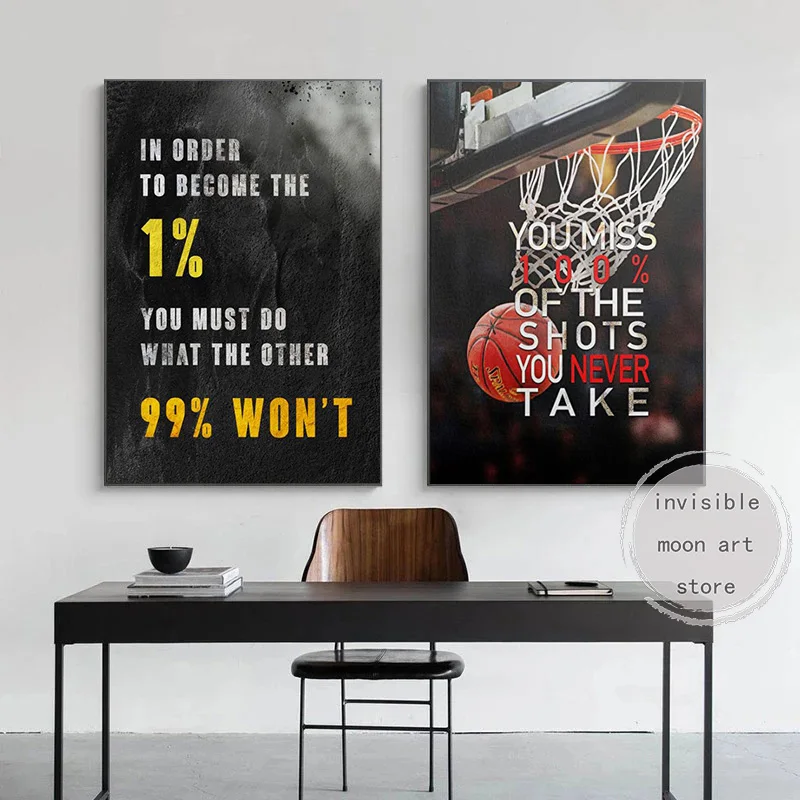 تحفيزية الفن الملصقات 7 قواعد الحياة أنسب نجاح عبارة قماش لوحات جدار يطبع صور لغرفة مكتب ديكور المنزل #2