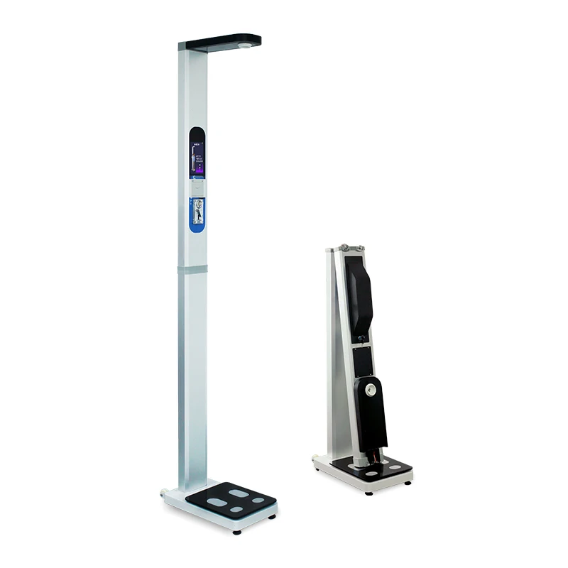 Human Operated Body Coinoperated Scale with Print Bmi Weight and Height Measuring Machine