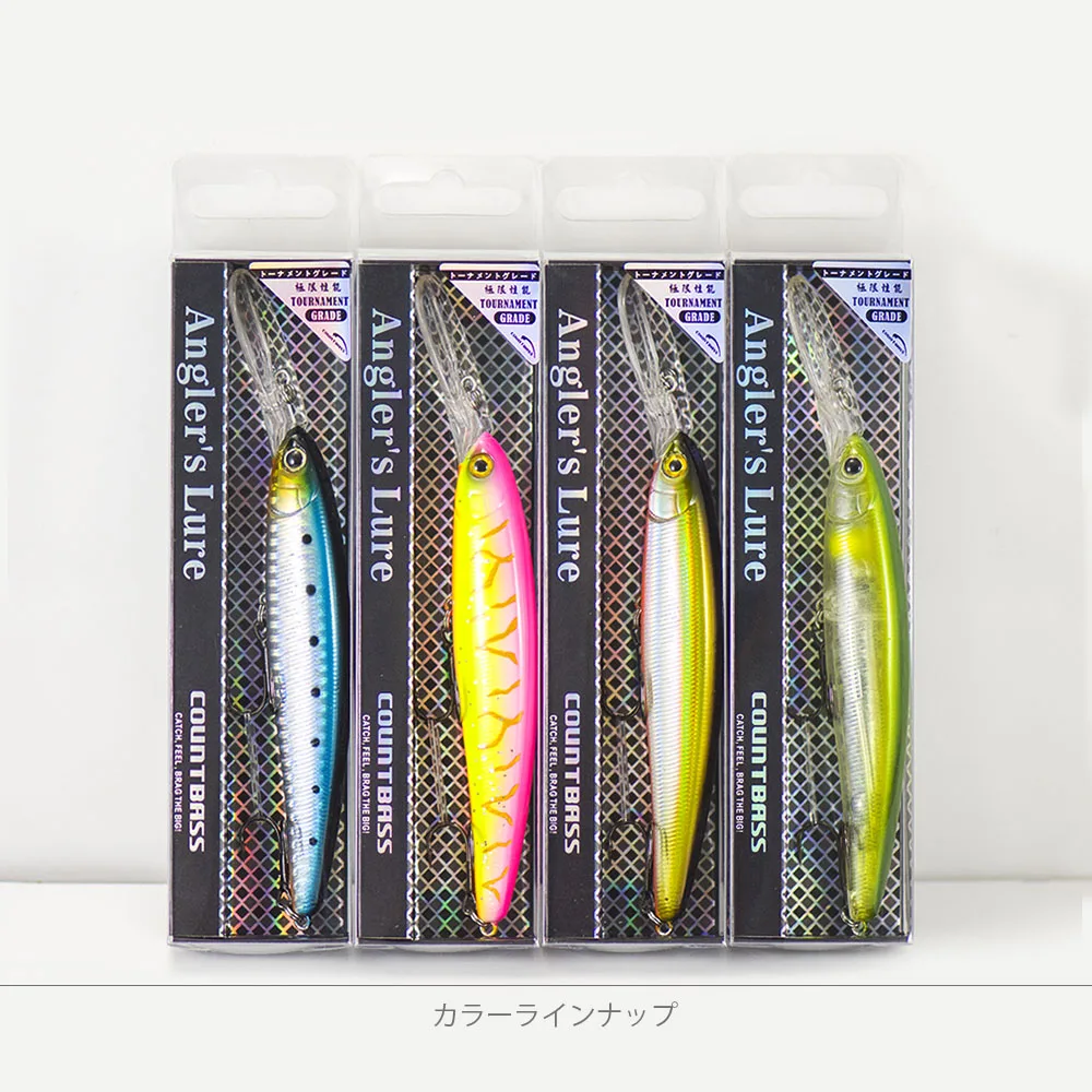 Countbass Floating Deep Diving Minnow 110mm 4-1/3" 14.5g 1/2 oz. Dive 3m Hardbaits Fishing Leurres Wobbler Lures