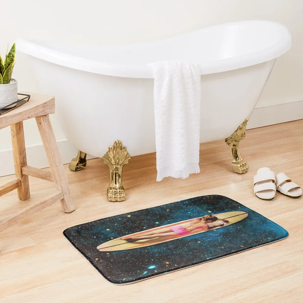 

Pleiadian Surfer Bath Mat Bathroom Accessories Sets Bathroom Supplies Carpet Bathroom Mat