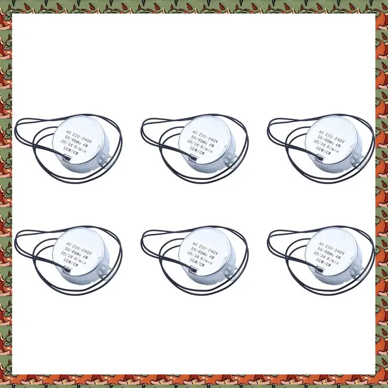 

ABLQ 6X AC 220/240V 30RPM 4W CCW/CW Two Way Controlled Synchronous Motor