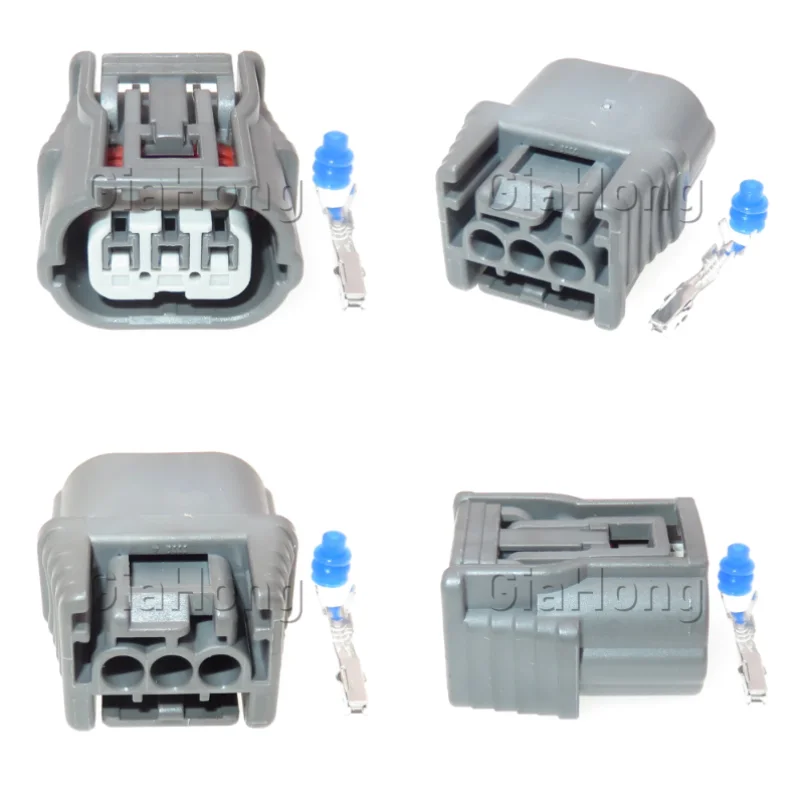 1 Set 3 Ways 6189-7058 Auto Waterproof Sockets AC Assembly For Honda 6918-1833 Car High Voltage Pack Ignition Coil Adapter