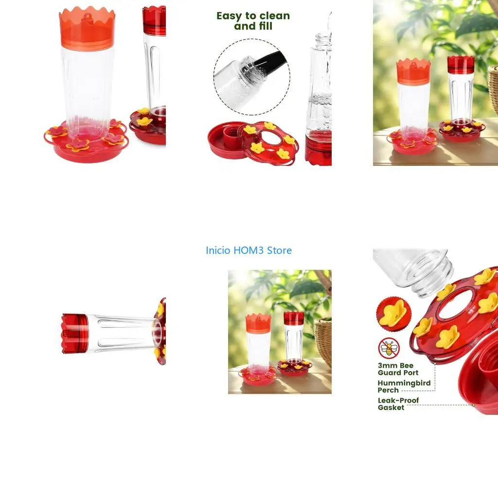 A5YD Bird Feeders Garden Decoration for Bird Watching Bird Lover Hummingbird Feeders