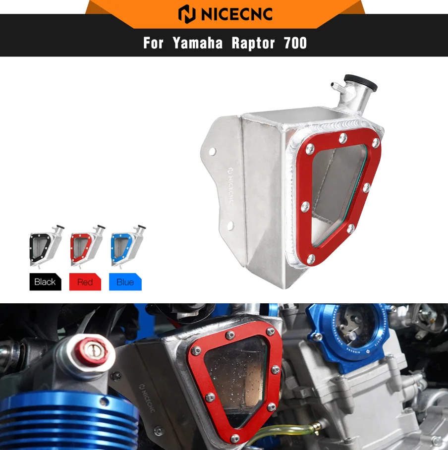 Upgraded Radiator Coolant Tank ATV For Yamaha Raptor 700 700R Raptor Accessories 2013-2023 2016 2017 2019 2020 1PE-F1871-00-00
