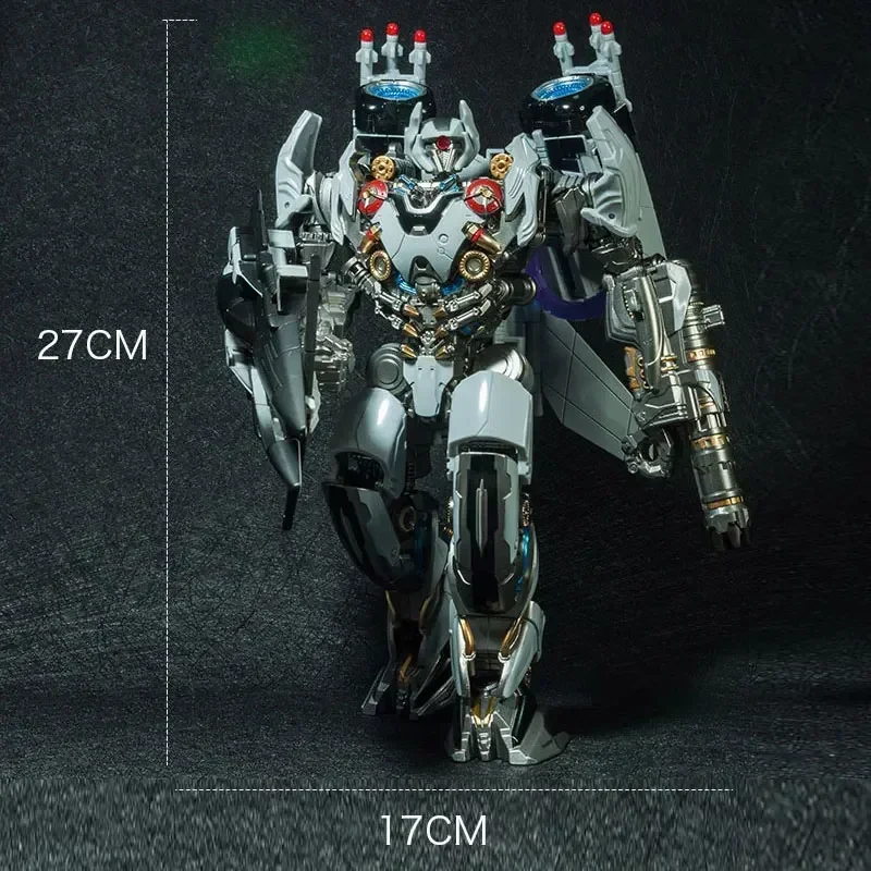 In Stock BMB LS01 LS-01 Oversize Transformation Robot 27cm Alloy Black Mamba TF Nitro Zeus Plane Action Figure Model Toys Gift