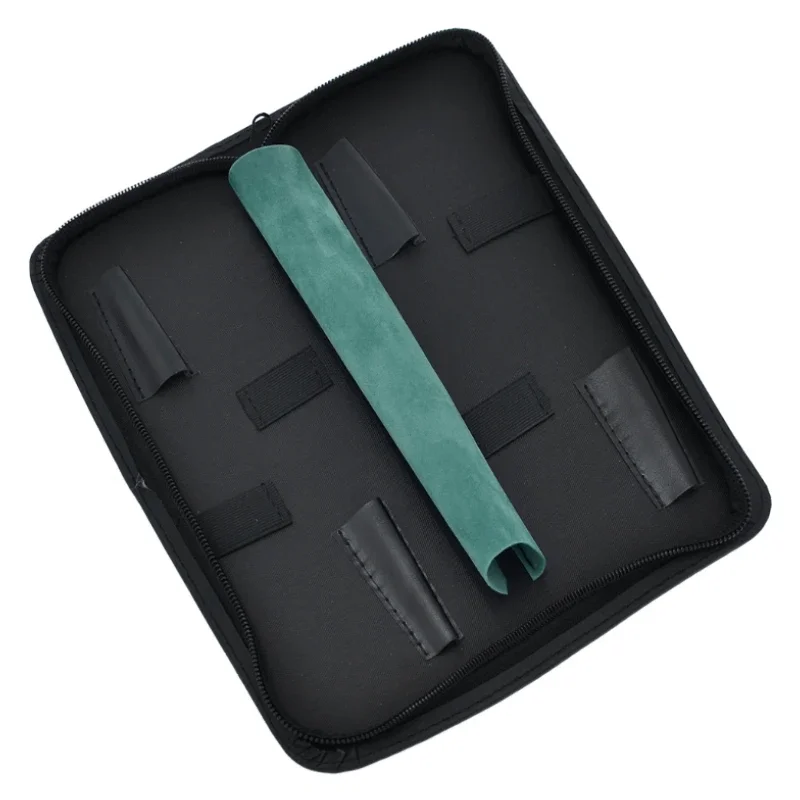 전문 가죽 헤어 가위 가방 지퍼 휴대용 파우치, 미용 가위 케이스, 애완 동물 가위 가방, C0021A, 3 개 4 개 수납 가능