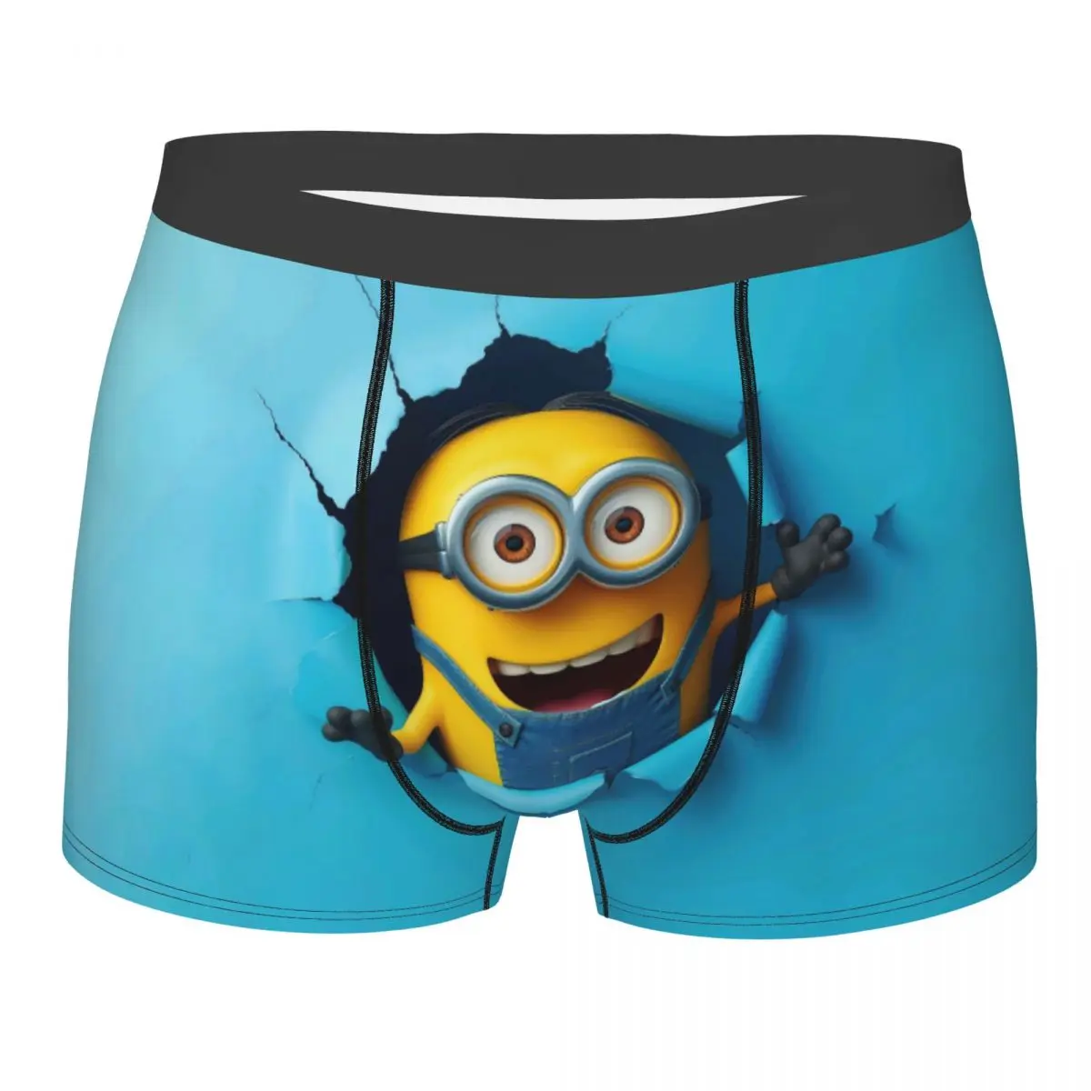 

Custom Male Fashion Minions Men Underwear Boxer Briefs Soft Shorts Panties Underpants