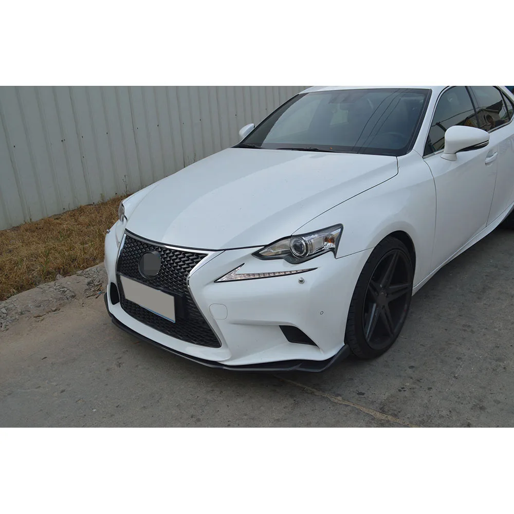 Carbon Fiber Front Bumper Lip Chin Spoiler for Lexus IS250 IS350 IS F Sport Sedan 4 Door 2014-2016 Car Body Kits view 2