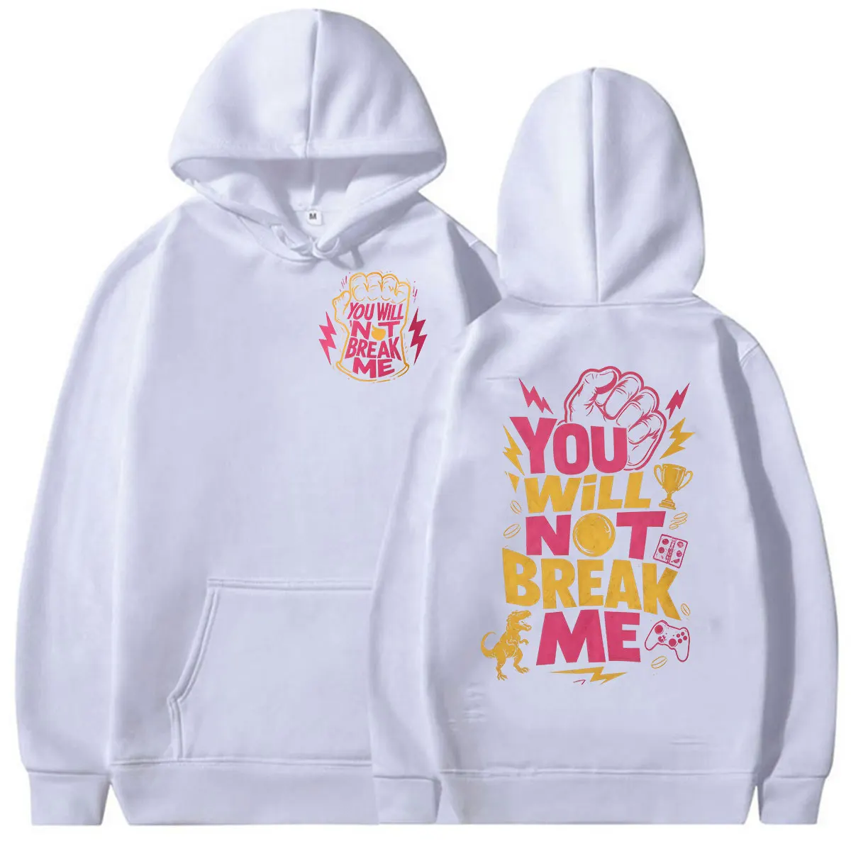 2026 Game Dungeon Crawler Carl Hoodie You Will Not Break Me Princess Donut Print Sweatshirt Men Women Vintage Long Sleeve Hooded
