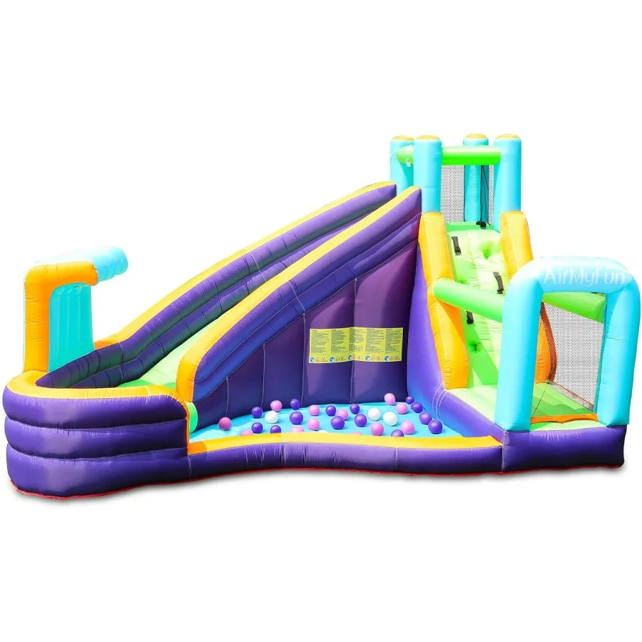 

Надувной дом для водной горки, прыгающий дом для влажного и сухого использования, надувной дом, аквапарк с воздуходувкой, распылитель воды