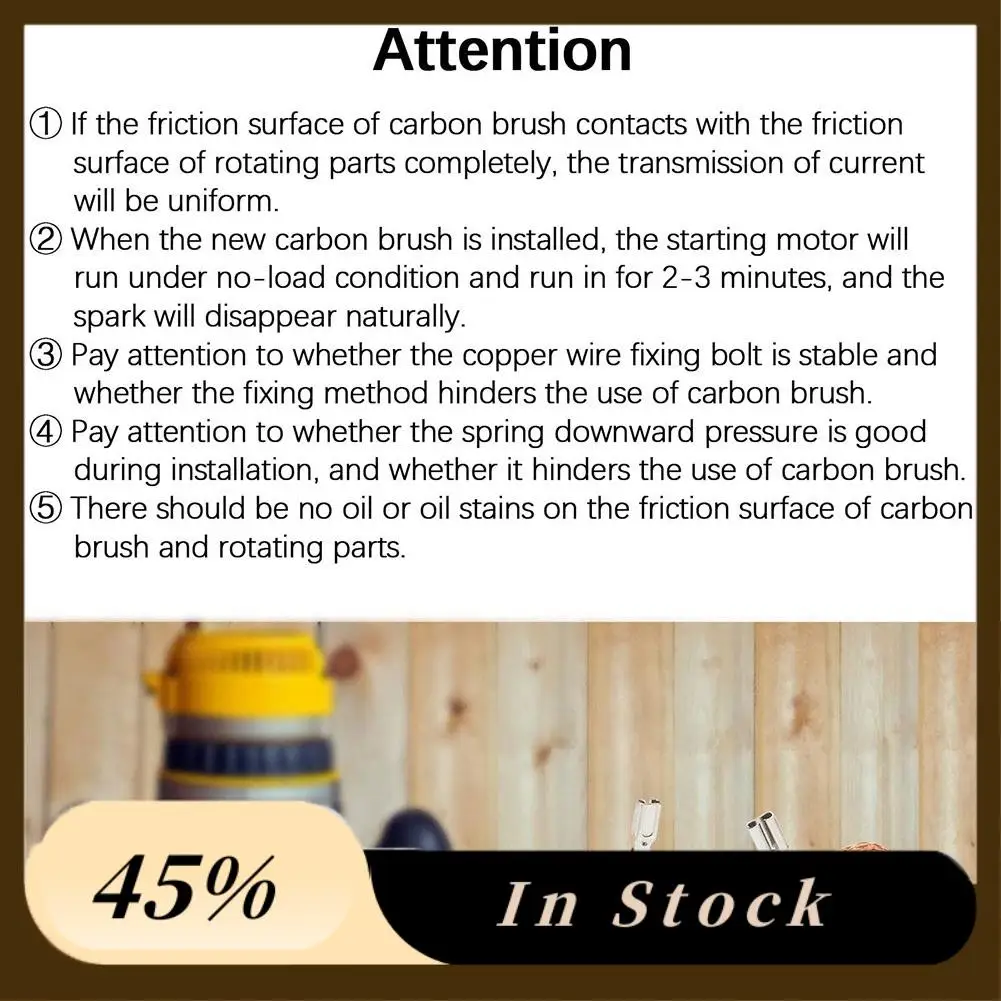 

A78K Новая угольная щетка из 4 шт., совместимая с маршрутизатором DWP611 Porter Cable 450, замена для DWP611PK, A27343 (6X9X19,5 мм)