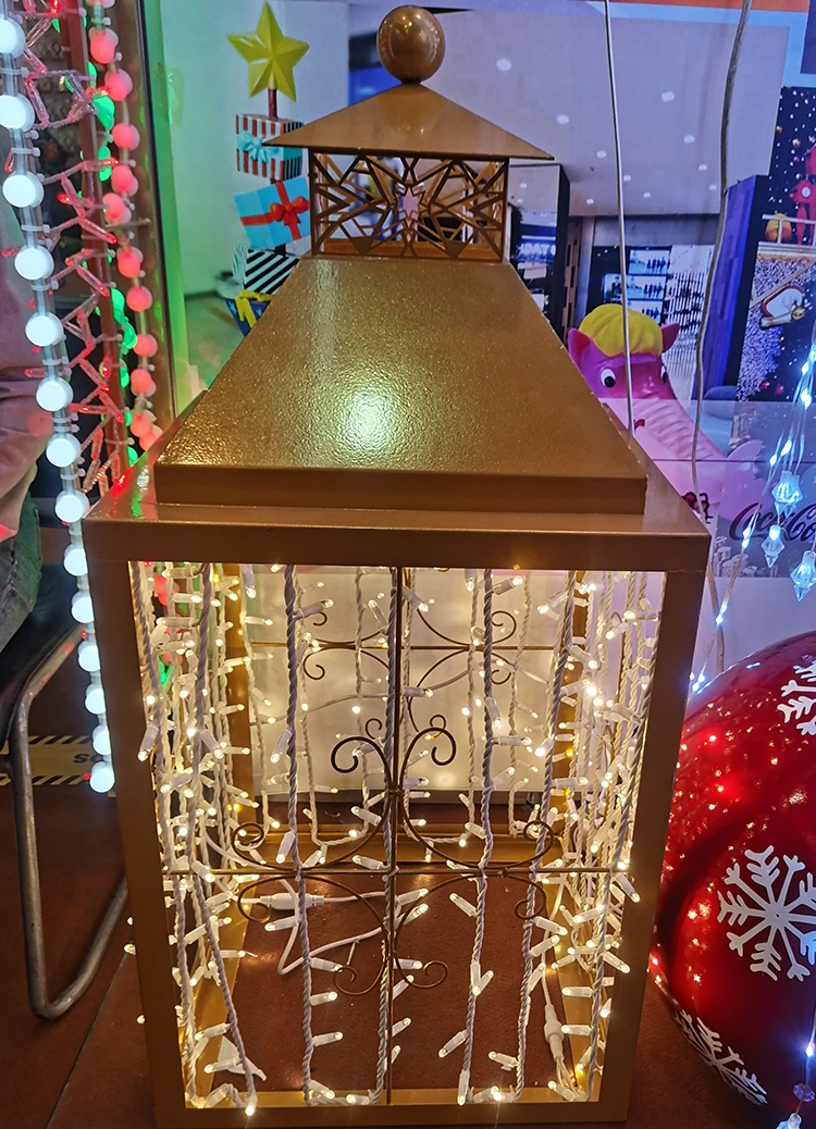 Festive diode rope festival display out-of-home advertising theme Christmas decoration commercial housing activities