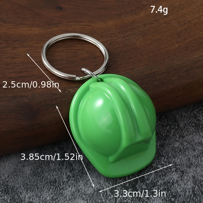 Mini Safety Keychain Safety Pendant Gift Promotion Accessories Plastic Key Ring