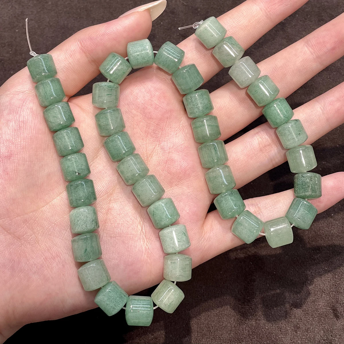 40 Stück 10mm Halbfertige Fassförmige Perlen Natürliche Kristallperlen für Schmuckherstellung DIY Halsketten Armbänder und Accessoires – Detail 16