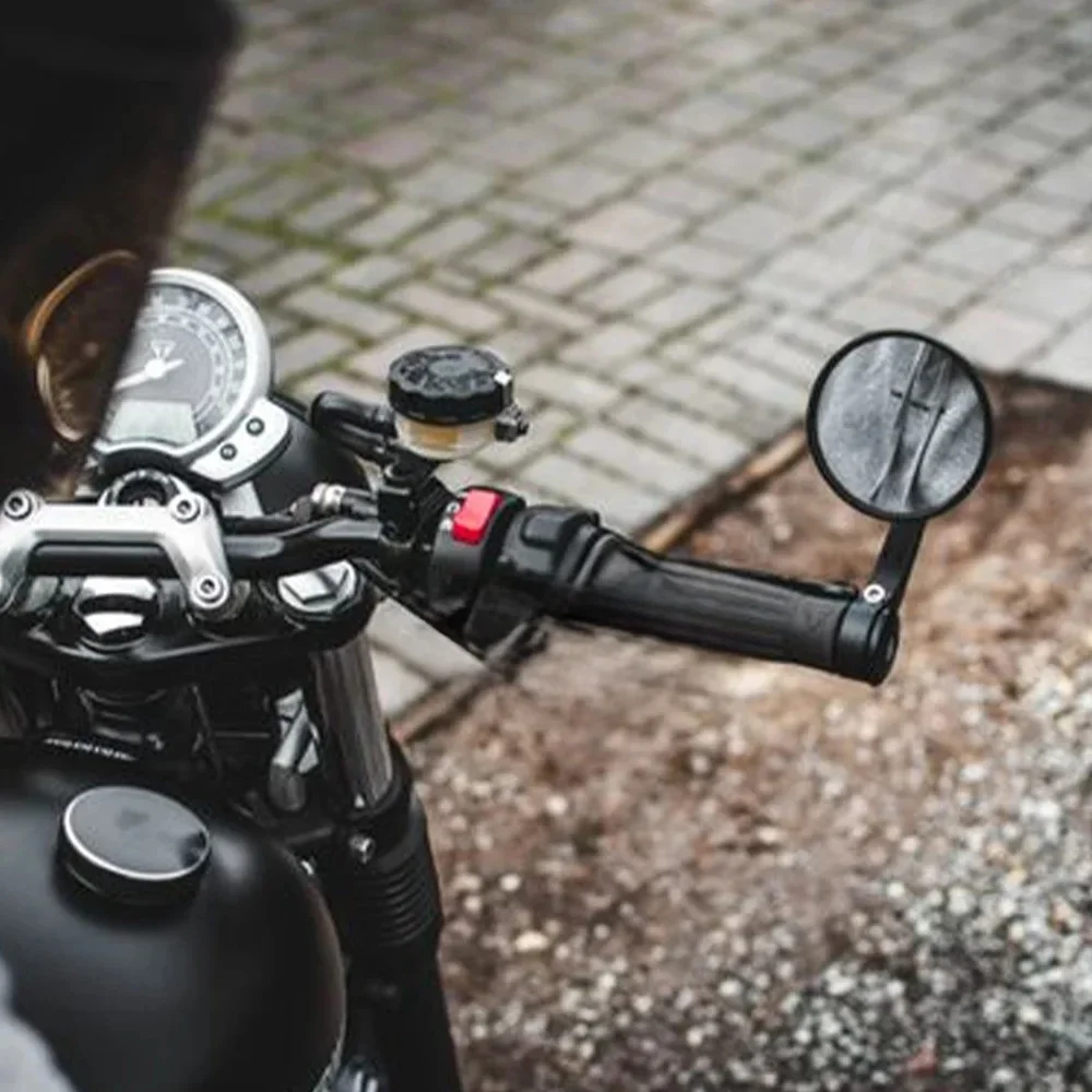 For Rocket 3 Street Triple S 765 765RS 765R Trident 660 Speed Triple 1200RS 1200RR Motorcycle Handlebar Rearview Bar End Mirrors