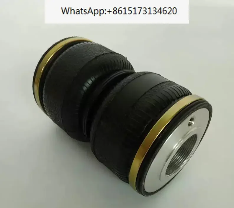 Sn120180bl2-dt /fitted D2 Coilover(m52*1.5)thread Pitch Air Suspension Double Convolute Rubber Airspring airbag Shock Absorber.c