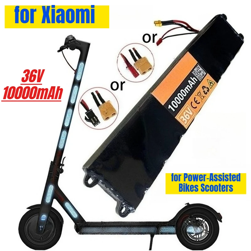 

M365 for Xiaomi 36V 10000mAh Battery Pack with BMS for Power-Assisted Bikes Scooters