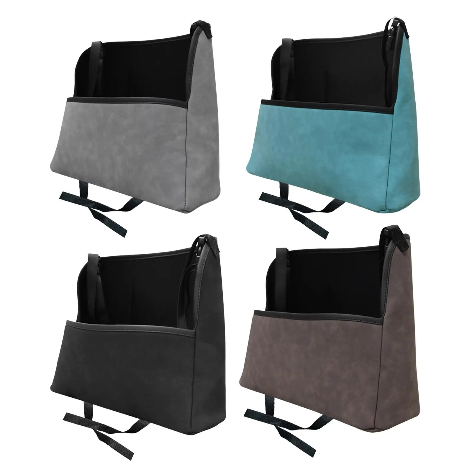 universal Organizer, Backseat storage Trash Hanging Bag Seat pouch PU Leather bag for Purse