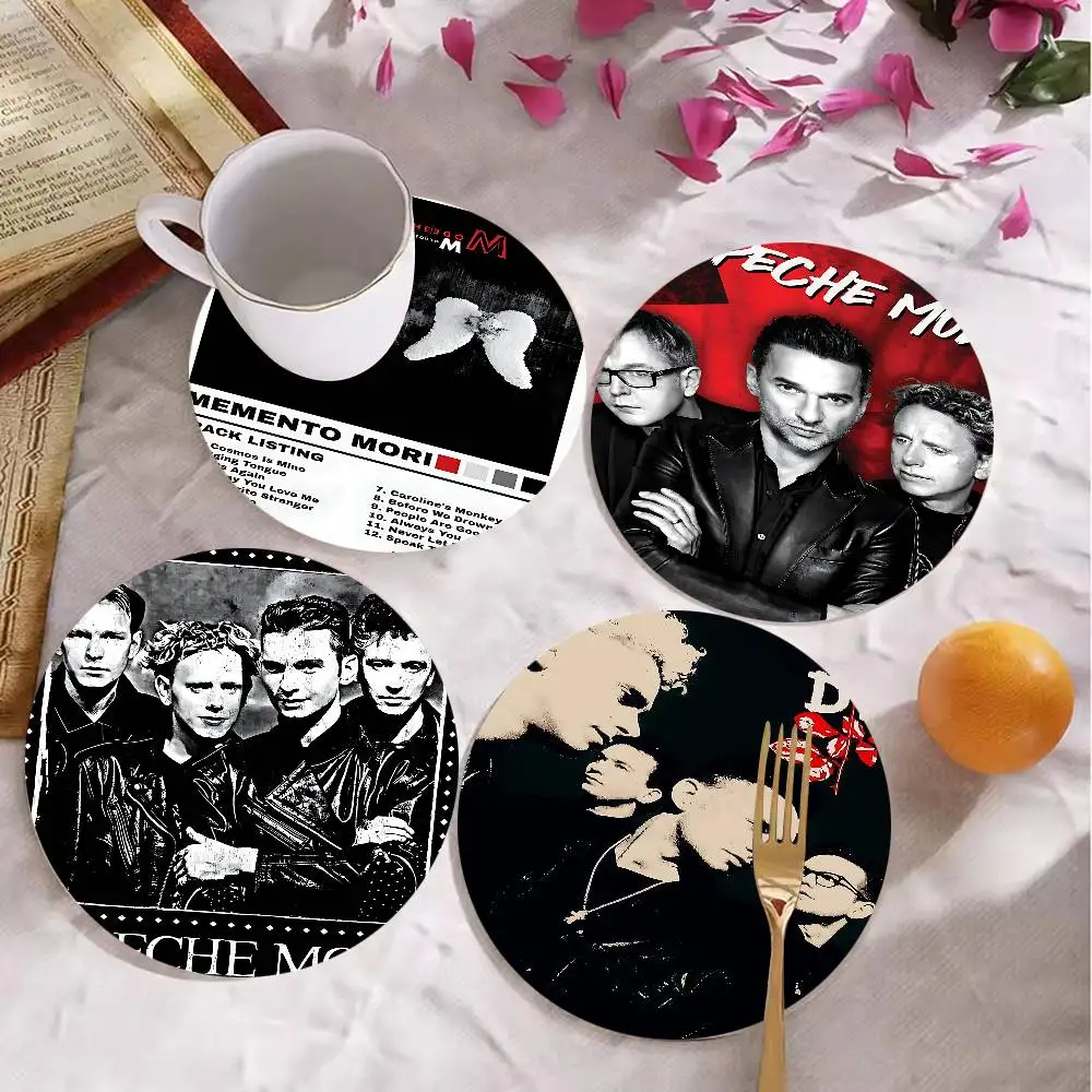 Band D-DEPECHE M-MODE Cool Coaster Wooden Drink Tray Suitable For Restaurants And Coffee Shops Easy To Wash And Clean