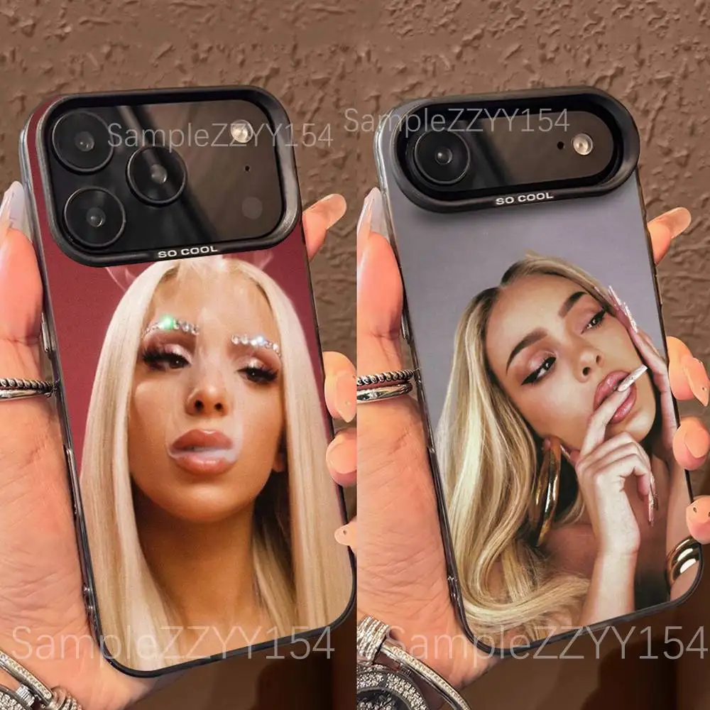 

B-Bad Gyal Singer Phone Case For iPhone 17,16,15,14,13,12,X,8,Pro,Max,Plus,E,SE4,Air,Mini Black IMD Matte