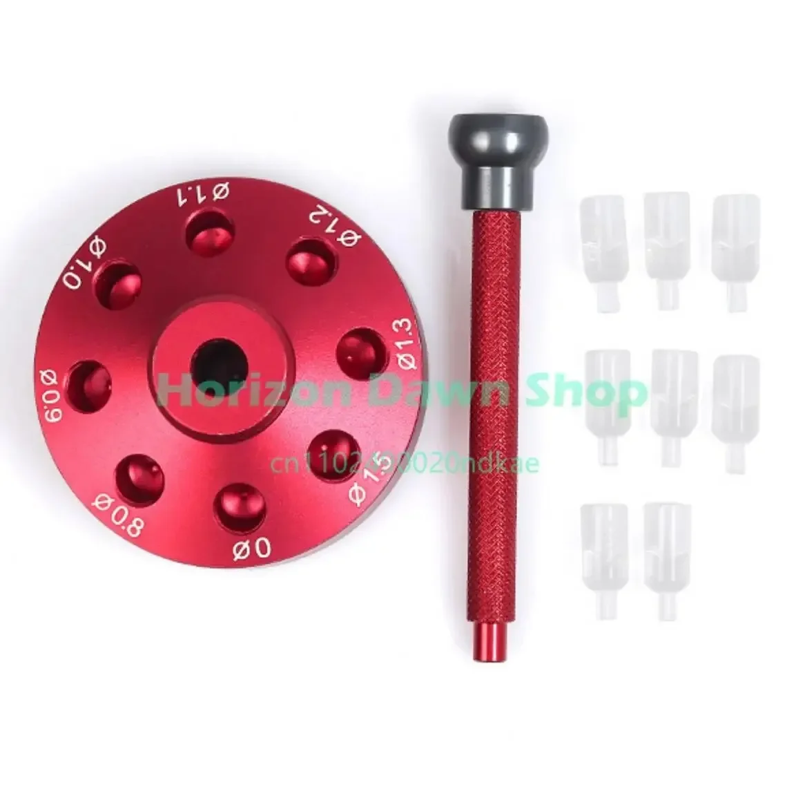 Watch Hands Fitting Setting Presser Pusher Setter with 8 Accessory Alloy Steel Watch Needle Holder Watch Repair Tool Watchmaker