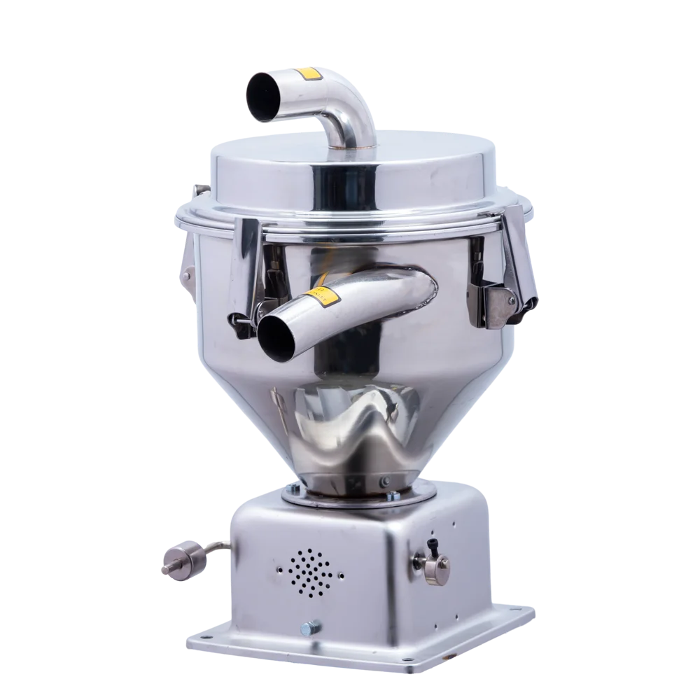 Auto Loader With Glass Plastic Pellets Hopper Loader Vacuum Autoloader Conveyor For Plastic Injection Molding Machine