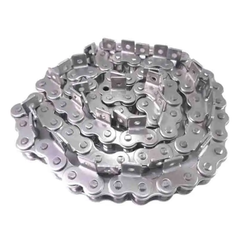1 Stück 304 Edelstahl Industrielle Rollenkette mit Antriebsöse 06B 08B 10A für 1,5 Meter Förderband-Übertragung – Detail 3