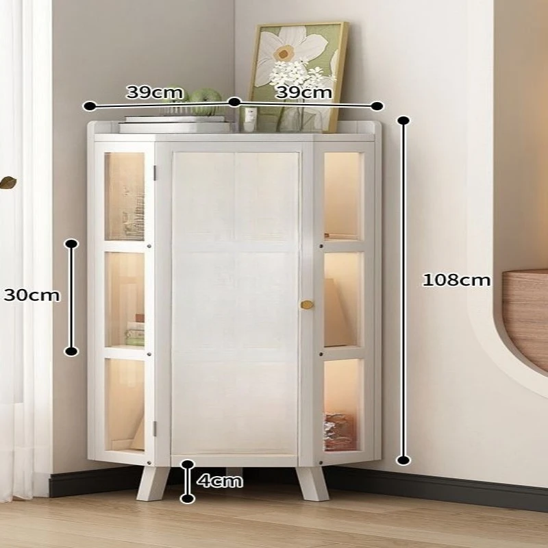 Dining room corner cabinet wall triangle cabinet corner locker living room bedroom floor storage