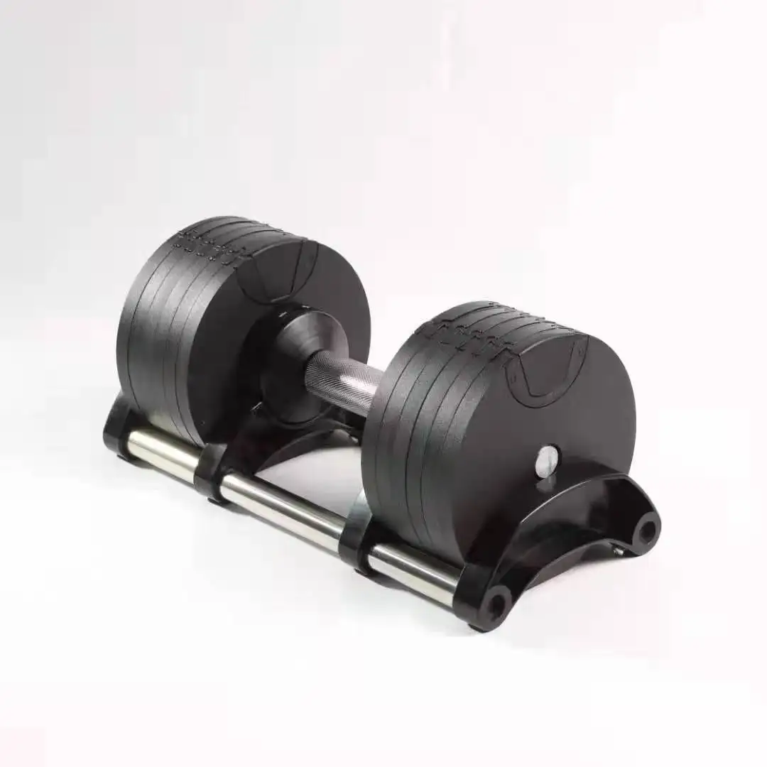 Automatic 40kg/90lbs Adjustable Dumbbell Fitness Equipment for Power Weight Lifting Training 10kg Weigh