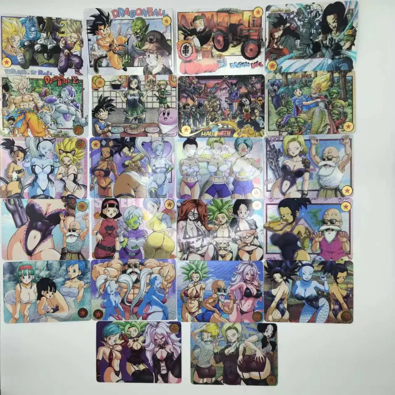 DIY Dragon Ball Son Goku Android 18 Chichi Classic Card Flash Card Anime Peripheral Game Collection Card Holiday Gift