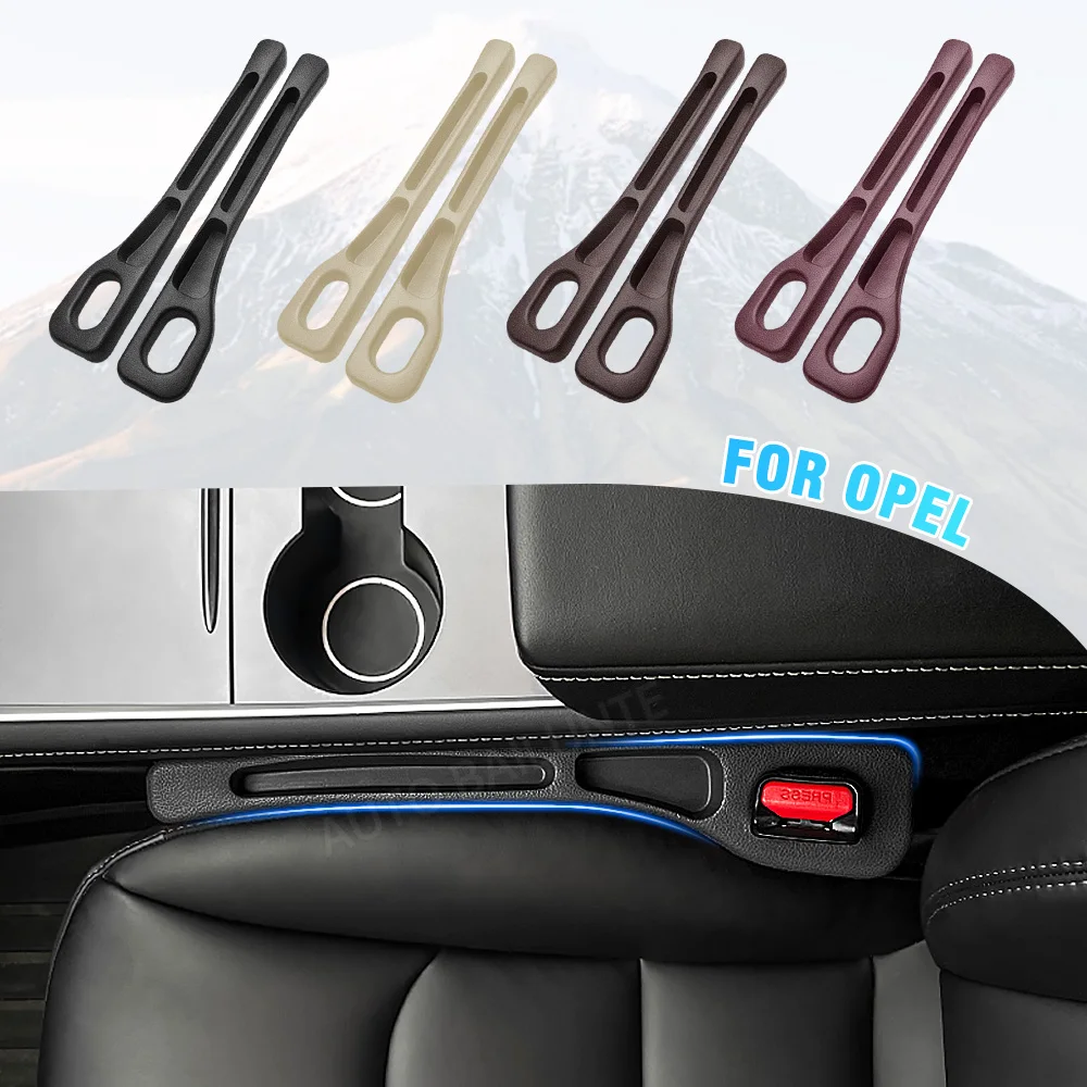 2Pcs Car Seat Gap Plug Strip Side Seam Interior Accessories For Opel Astra F G H J K Corsa B C D E F OPC Insignia A B Grandland