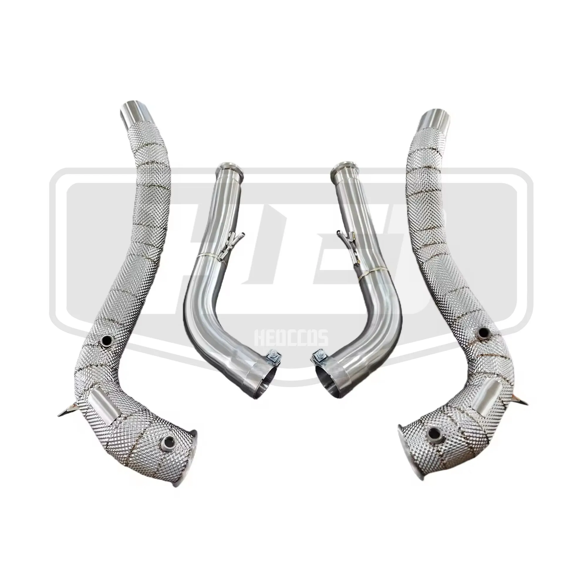 HEO Performance Exhaust Downpipes for Mercedes Benz AMG G-class G63 W463A W464 4.0T 2019+ Downpipe