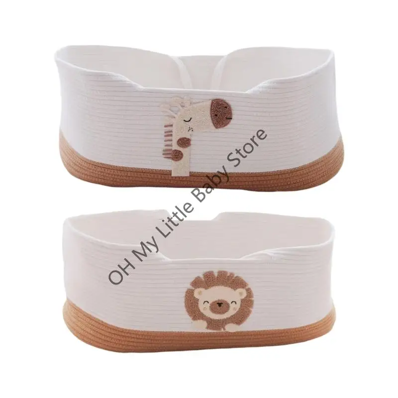 سرير أطفال M76C سهل الاستخدام من القطن المنسوج يدويًا، سرير مضغوط لحديثي الولادة، قماش مريح للاستخدام الداخلي والخارجي #1